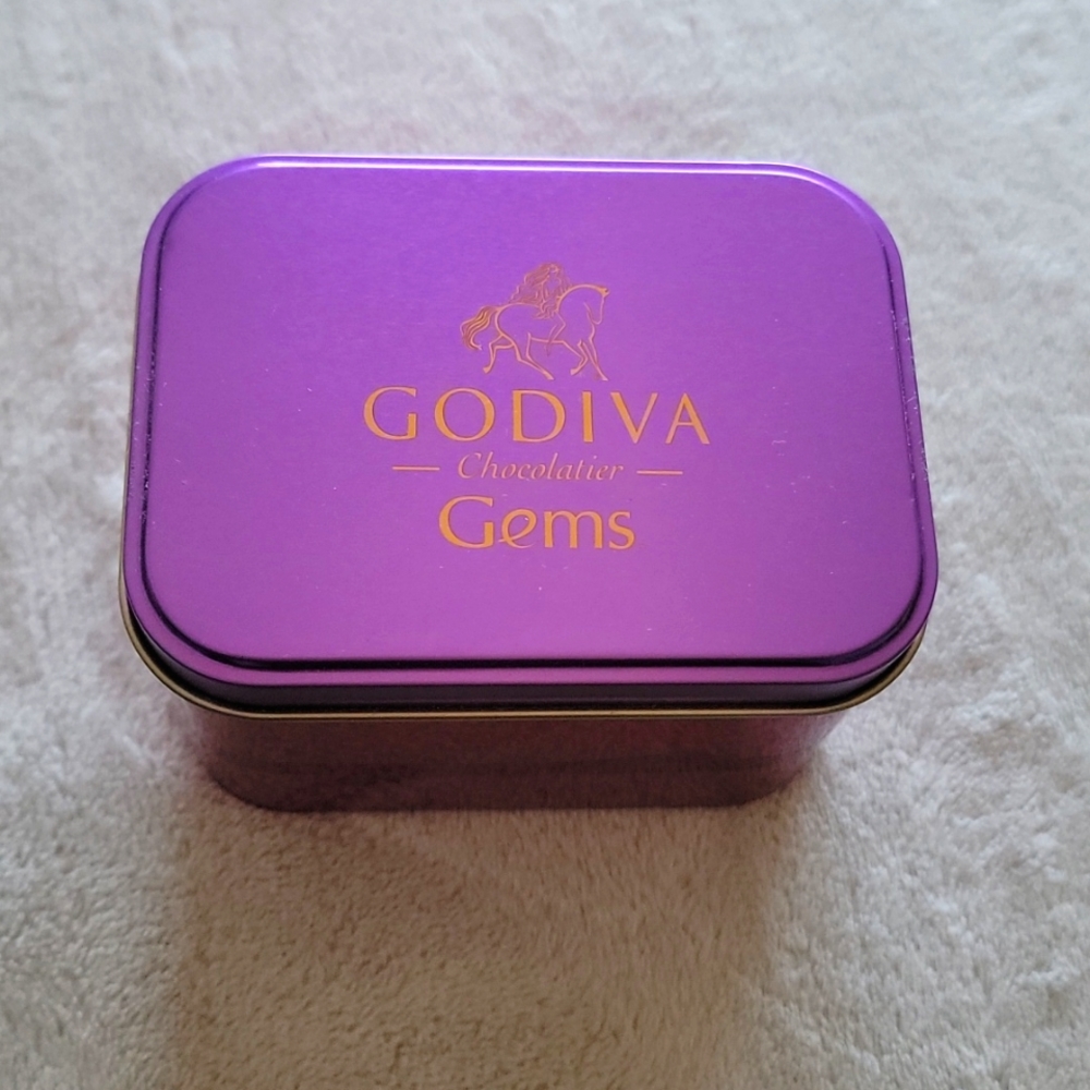 Godiva Limited Edition Discontinued Tin   Storage Box